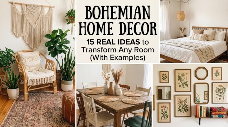 Bohemian Home Decor: 15 Real Ideas to Transform Any Room (With Examples)
